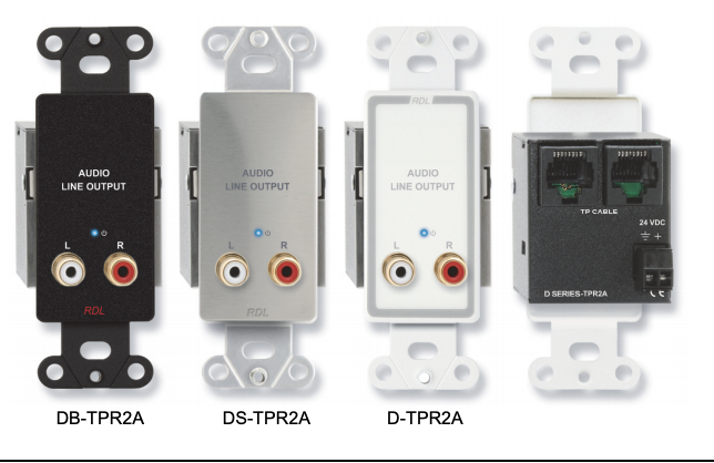 D-TPR2A DB-TPR2A DS-TPR2A